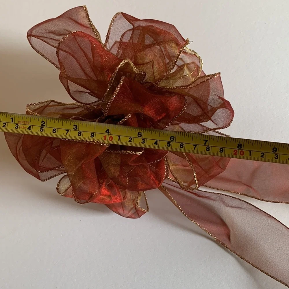 6 handcrafted bows for wreaths, gifts, etc